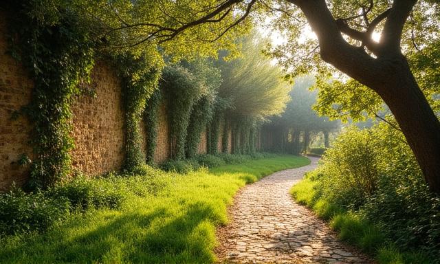 Un tranquillo scorcio naturale in una riserva romana