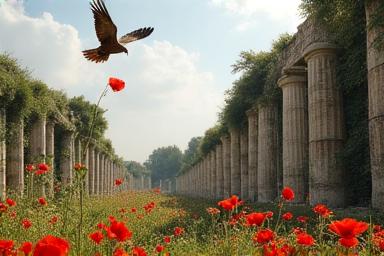 Rovine romane immerse nella natura